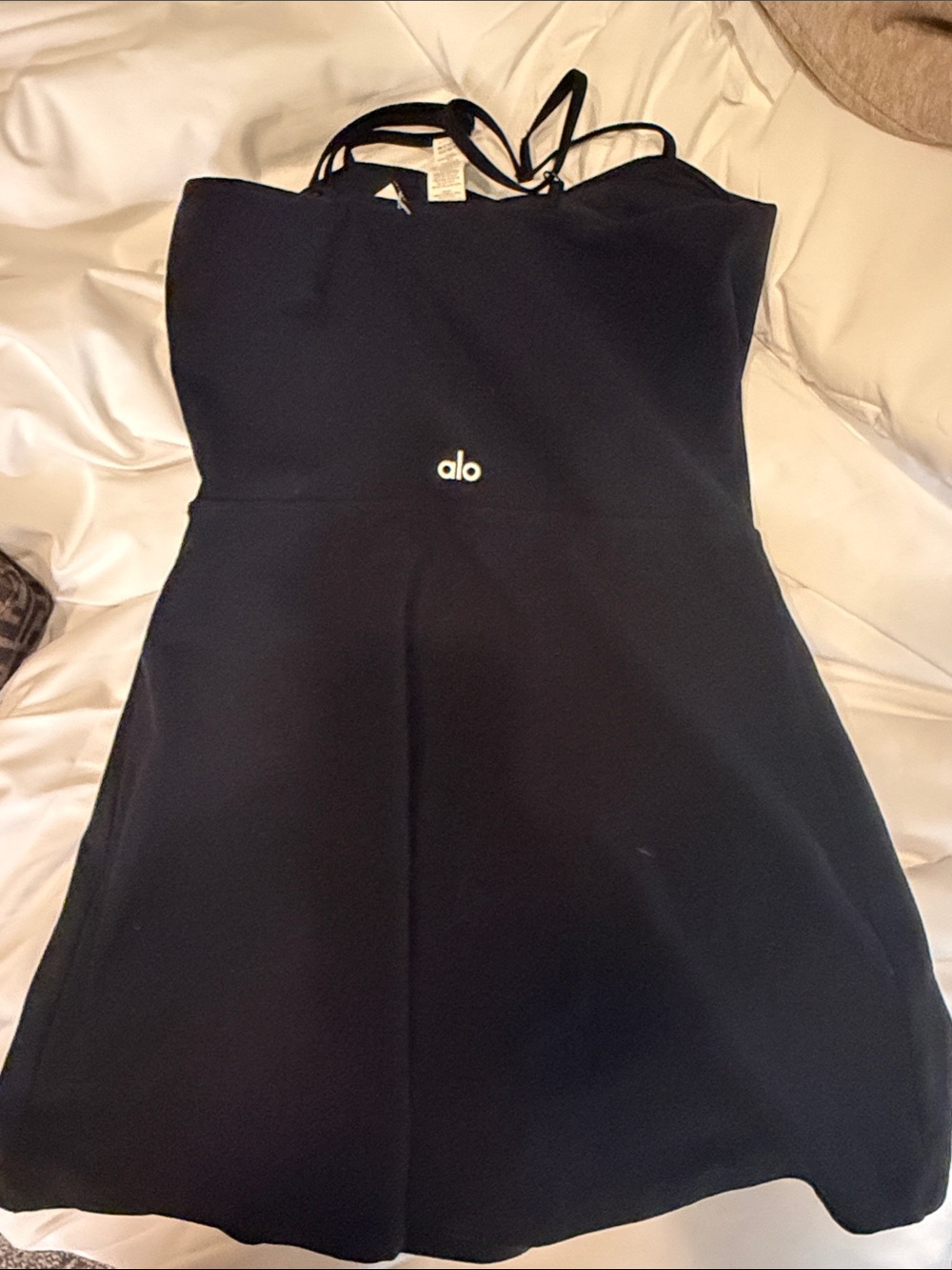 Alosoft Courtside Tennis Dress - Black - Picture 6 of 6